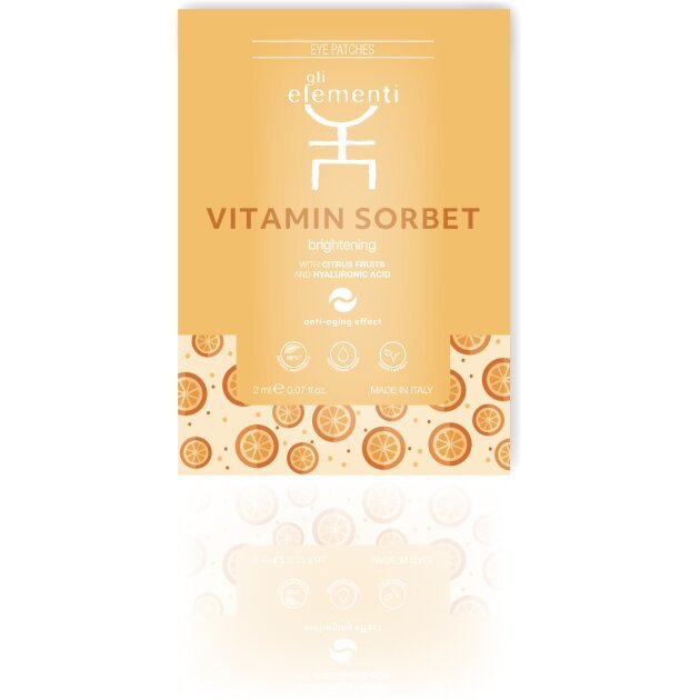 GLI ELEMENTI - патчи под глаза Eye Patches Vitamin sorbet - Grouping Box 01131
