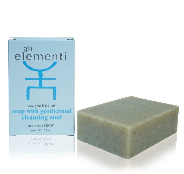 GLI ELEMENTI - Очищающее мыло Soap With Geothermal Cleansing Mud 01001GE