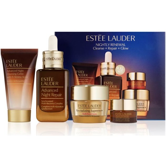 ESTEE LAUDER - Набор Nightly Renewal Cleance + Repair + Glow Set G1VU010000