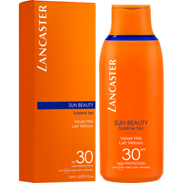 LANCASTER - Солнцезащитный крем для тела SPF30 SUN BEAUTY VELVET MILK SPF 30 175мл 40090379400-COMB