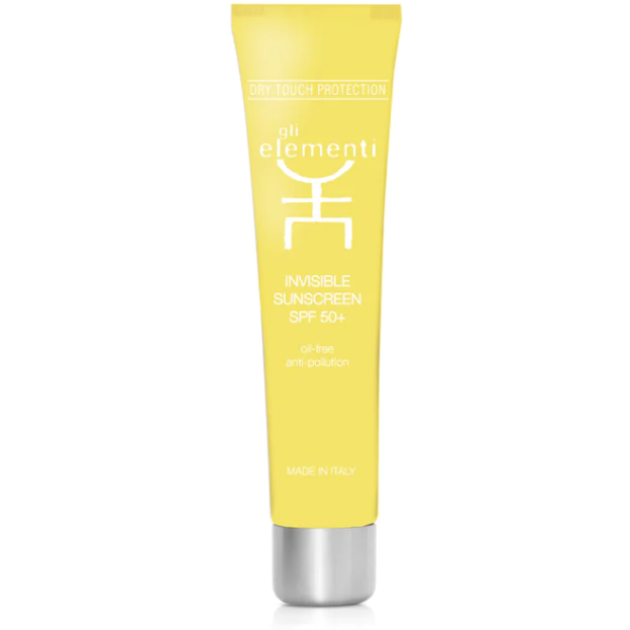 GLI ELEMENTI - Солнцезащитный крем для лица SPF50 Invisible sunscreen SPF 50+ 01080GE