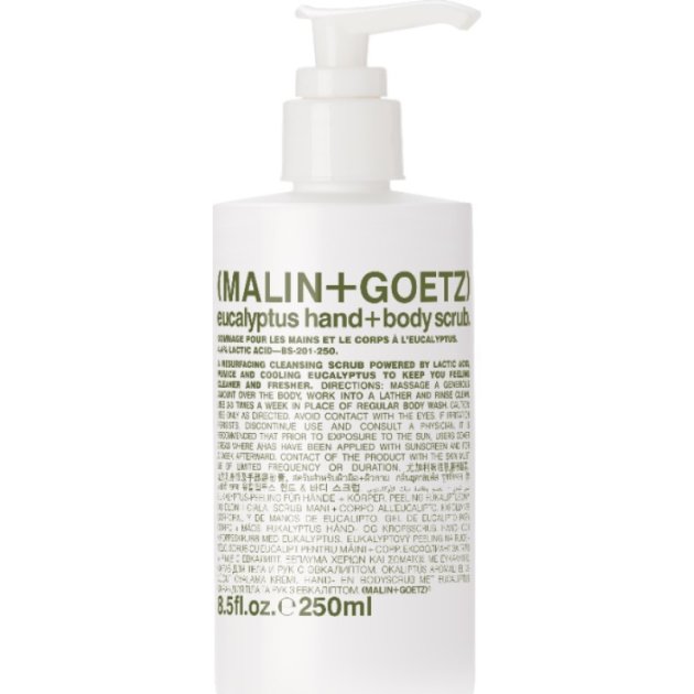 MALIN+GOETZ - Скраб для тела Eucalyptus Hand+Body Scrub BS-201-250