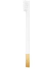 SLIM White/Gold Medium Tooth Brush