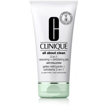 CLINIQUE - Очищающий эксфолиант 2-in-1 cleansing + exfoliating jelly anti-pollution KY5J010000