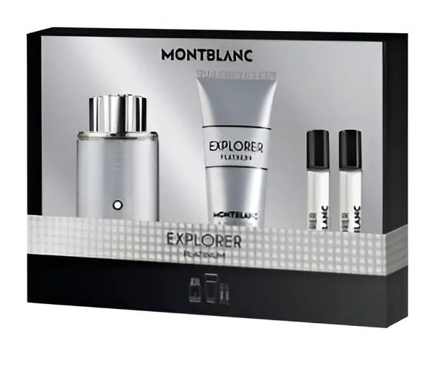 MONTBLANC - Set MontBlanc Explorer Platinum MB025C12