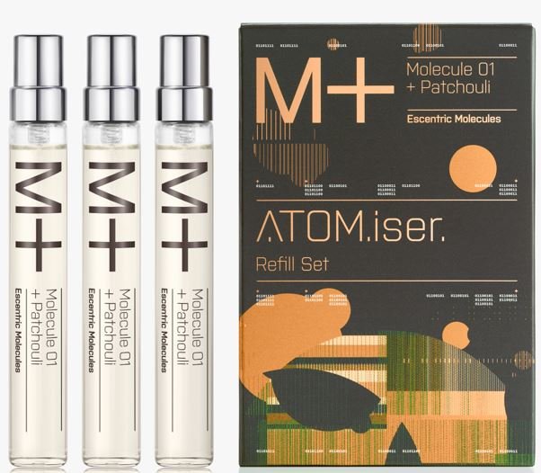 ESCENTRIC MOLECULES - Refill M+ Patchouli ATOM.iser. Refill MPPAT-ATOM-REFILL