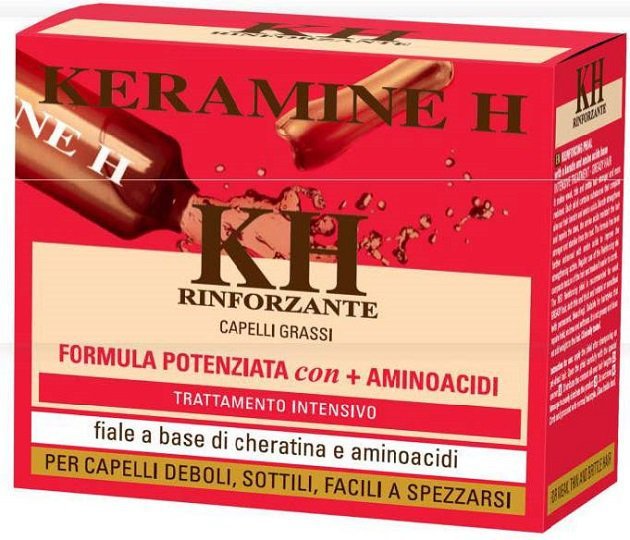 KERAMINE H - Fiole pentru intarirea părului Reinforcing line Red box 0301201