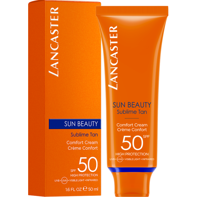 LANCASTER - Солнцезащитный крем для лица SPF50 Sun Beauty Comfort Cream SPF 50 40001212200