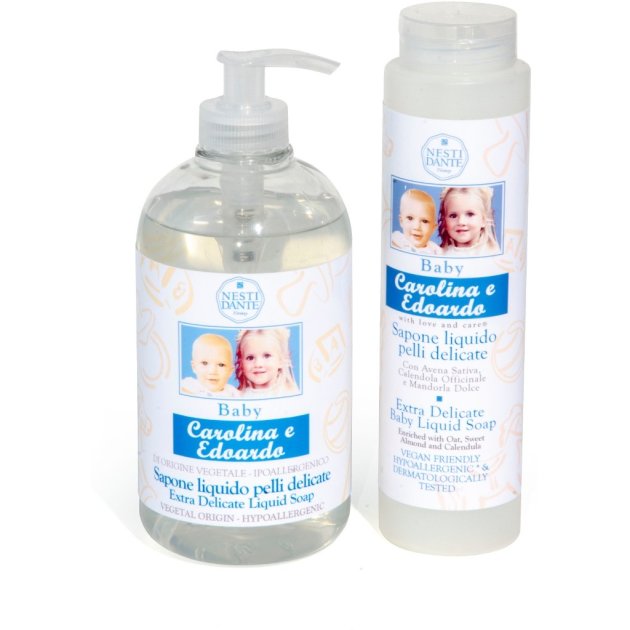 NESTI DANTE - Gel de duș și lichid sapun Baby Carolina & Edoardo Gel and Liquid Soap 5061106-COMB