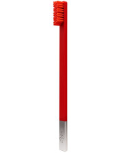 SLIM Carmine Red Toothbrush  Medium