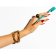 APRIORI - Periuta de dinti Turquoise Blue Gold Medium GTIN-142 - 3