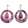 ETRO ACCESSORIES - Серьги Ring Earring With Central Stone C561143514SS17 - 1