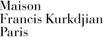 MAISON FRANCIS KURKDJIAN-logo